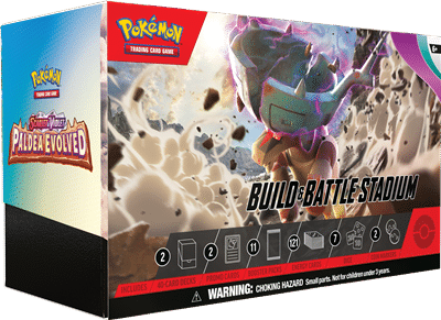 Pokémon – SV2 Paldea Evolved Build And Battle Stadium Box