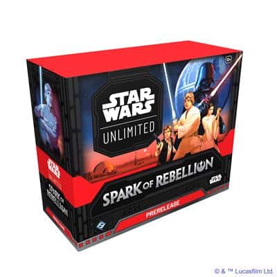 Star Wars Unlimited- Spark Of The Rebellion Pre-Release Box