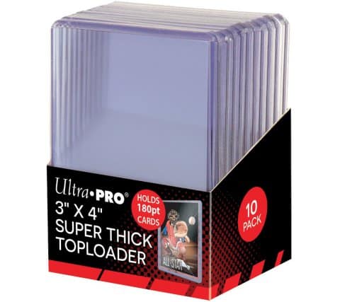 Ultra PRO – Super Thick 180PT Toploaders 10x Clear