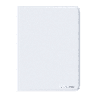 Ultra PRO – Zippered 12 Pocket Pro Binder Vivid White Voor 480 Kaarten
