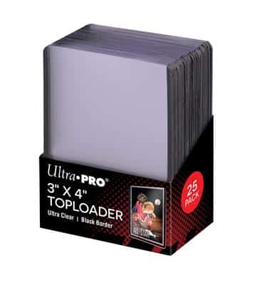 Ultra Pro - Black Border Toploader 25x