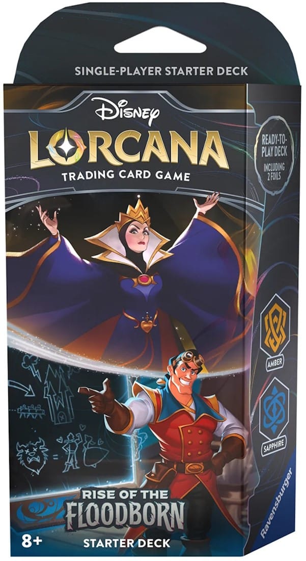 Disney Lorcana – Rise of the Floodborn Starter Deck The Queen & Gaston