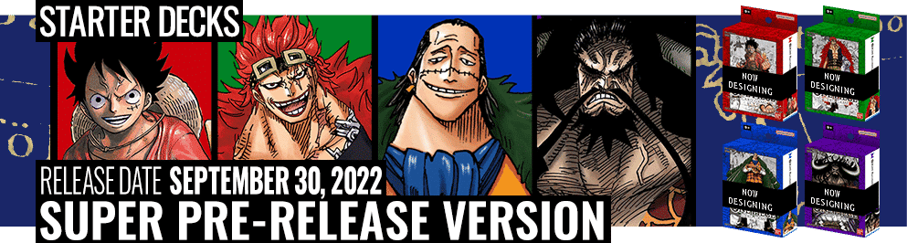 One Piece release date starter decks