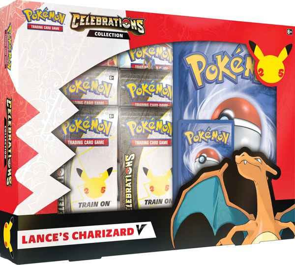 Pokémon – Celebrations 25th Anniversary Lance’s Charizard V box