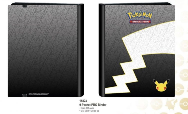 Pokémon – Celebrations Ultra PRO binder 25th Anniversary