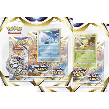 Pokémon – Brilliant Stars 3-Pack Blister Sword & Shield SWSH9