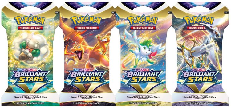 Pokémon – Brilliant Stars Sleeved Boosterpacks Sword & Shield SWSH9